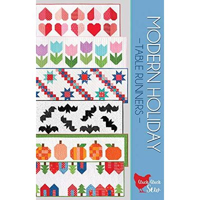 cluck cluck sew CCS186 Modern Holiday Table Runners Muster:, Papier, Grau, Grün cluck cluck sew CCS186 Modern Holiday Table Runners Muster:, Papier, Grau, Grün