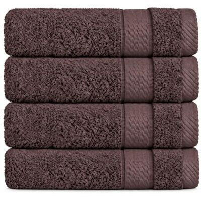 Class Home Collection Duschtücher 70x140, 4er Duschtuch-Set, Braun 500 g/m² Frottee 100% Baumwolle Weich & saugstark Strapazierfähig Bordüre Aufhängeschlaufe OEKO-TEX® STANDARD 100 Class Home Collection Duschtücher 70x140, 4er Duschtuch-Set, Braun 500 g/m² Frottee 100% Baumwolle Weich & saugstark Strapazierfähig Bordüre Aufhängeschlaufe OEKO-TEX® STANDARD 100