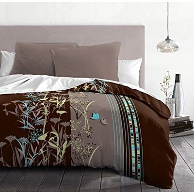 HOME LINGE PASSION Home Passion Philosophie Set 3 2teilig Bettbezug, Mikrofaser, Mehrfarbig, 220 x 240 x 0,1 cm HOME LINGE PASSION Home Passion Philosophie Set 3 2teilig Bettbezug, Mikrofaser, Mehrfarbig, 220 x 240 x 0,1 cm