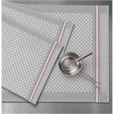 Ross Grubentuch grau-rot 3er Pack Ross Grubentuch grau-rot 3er Pack