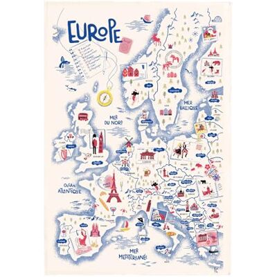Winkler Geschirrtuch Europe Écru 48 X 72 ekrü 48 x 72 cm Winkler Geschirrtuch Europe Écru 48 X 72 ekrü 48 x 72 cm