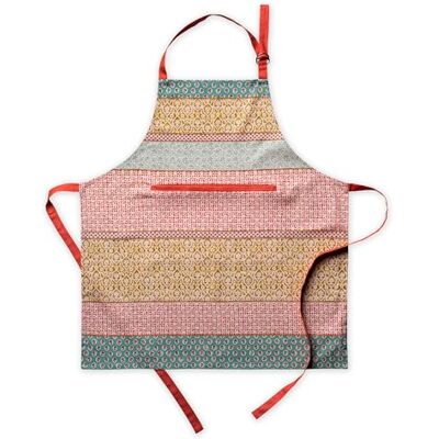 Maison d' Hermine Provence Küchenschürze aus 100% Baumwolle, mit verstellbarem Hals und sichtbarer Mitteltasche mit langen Bändern, für Damen und Herren, 60 x 80 cm Maison d' Hermine Provence Küchenschürze aus 100% Baumwolle, mit verstellbarem Hals und sichtbarer Mitteltasche mit langen Bändern, für Damen und Herren, 60 x 80 cm