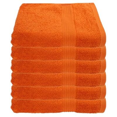 Julie Julsen 6er Pack Handtuch 23 Farben erhältlich weich und saugstark 500gsm Öko Tex Terrakotta 50 x 100 cm Julie Julsen 6er Pack Handtuch 23 Farben erhältlich weich und saugstark 500gsm Öko Tex Terrakotta 50 x 100 cm