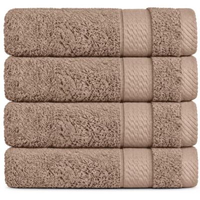 Class Home Collection Badehandtücher 100x150, 4er Badetücher-Set, Beige 500 g/m² Frottee 100% Baumwolle Weich & saugstark Strapazierfähig Bordüre Aufhängeschlaufe OEKO-TEX® STANDARD 100 Class Home Collection Badehandtücher 100x150, 4er Badetücher-Set, Beige 500 g/m² Frottee 100% Baumwolle Weich & saugstark Strapazierfähig Bordüre Aufhängeschlaufe OEKO-TEX® STANDARD 100