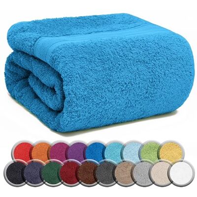 NatureMark SAUNATUCH/Badetuch – Premium Qualität 80x200cm – Sauna-Handtuch 100% Baumwolle – Farbe: Türkis NatureMark SAUNATUCH/Badetuch – Premium Qualität 80x200cm – Sauna-Handtuch 100% Baumwolle – Farbe: Türkis