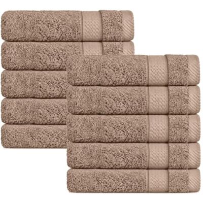 Class Home Collection Gästehandtücher 30x50, 10er Gästetuch-Set, Beige 500 g/m² Frottee 100% Baumwolle Weich & saugstark Strapazierfähig Bordüre Aufhängeschlaufe OEKO-TEX® STANDARD 100 Class Home Collection Gästehandtücher 30x50, 10er Gästetuch-Set, Beige 500 g/m² Frottee 100% Baumwolle Weich & saugstark Strapazierfähig Bordüre Aufhängeschlaufe OEKO-TEX® STANDARD 100