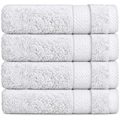 Class Home Collection Gästehandtücher 30x50, 4er Gästetuch-Set, Weiß 500 g/m² Frottee 100% Baumwolle Weich & saugstark Strapazierfähig Bordüre Aufhängeschlaufe OEKO-TEX® STANDARD 100 Class Home Collection Gästehandtücher 30x50, 4er Gästetuch-Set, Weiß 500 g/m² Frottee 100% Baumwolle Weich & saugstark Strapazierfähig Bordüre Aufhängeschlaufe OEKO-TEX® STANDARD 100