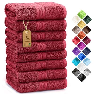 NatureMark HT0842 Robuste Baumwolltücher - 8 Stk, 50x100 cm NatureMark HT0842 Robuste Baumwolltücher - 8 Stk, 50x100 cm