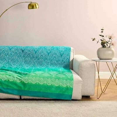 Bassetti Kerala Granfoulard-Tuch aus 100% Baumwolle in der Farbe Smaragd V1 Maße: 350x270 cm 9332321 Bassetti Kerala Granfoulard-Tuch aus 100% Baumwolle in der Farbe Smaragd V1 Maße: 350x270 cm 9332321