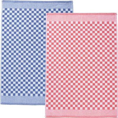 Erwin Müller Geschirrtuch 2er-Pack Baumwolle rot/blau Größe 45x70 cm Erwin Müller Geschirrtuch 2er-Pack Baumwolle rot/blau Größe 45x70 cm