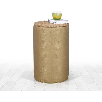 Atelier del Sofa Puff Philicum - Gold - Pouf - Rund - 52cm Atelier del Sofa Puff Philicum - Gold - Pouf - Rund - 52cm