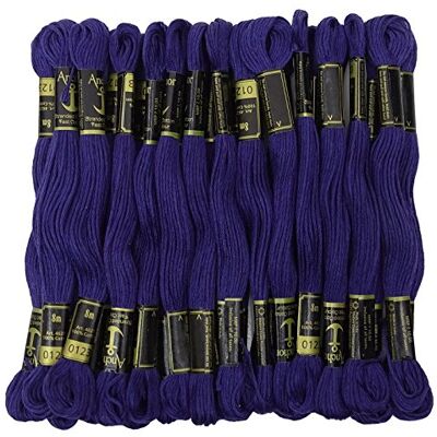 ANCHOR Stranded Cotton Hand Stickgarn Floss Packung mit 25 Skeins-Blau ANCHOR Stranded Cotton Hand Stickgarn Floss Packung mit 25 Skeins-Blau