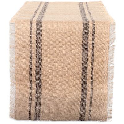 DII Küchentischplatte, Jute, grau, Tischläufer, 14 x 108 cm DII Küchentischplatte, Jute, grau, Tischläufer, 14 x 108 cm