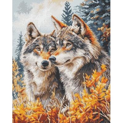 Luca-S Kreuzstich Stickpackung Die Wächter des Waldes, Zählmuster, 25x32cm Luca-S Kreuzstich Stickpackung Die Wächter des Waldes, Zählmuster, 25x32cm