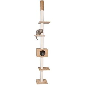 Karlie 34700 Kratzbaum Cometa mit Deckenspanner L: 35 cm B: 35 cm H: 263 cm beige Karlie 34700 Kratzbaum Cometa mit Deckenspanner L: 35 cm B: 35 cm H: 263 cm beige