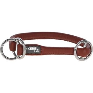 Kerbl Pet Rundleder-Halsband Roma mit Stopper 55cm, 8mm,Cognac Kerbl Pet Rundleder-Halsband Roma mit Stopper 55cm, 8mm,Cognac