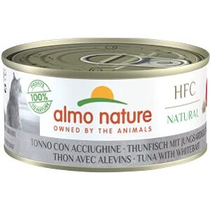 Almo Nature HFC Natural Nassfutter für Erwachsene Katzen Thunfisch mit Sardellen 150 g, 24er Pack Almo Nature HFC Natural Nassfutter für Erwachsene Katzen Thunfisch mit Sardellen 150 g, 24er Pack