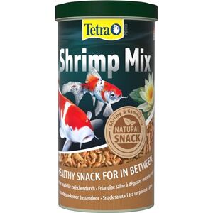 Tetra Pond Shrimp Mix Snack für Teichfische aus natürlichen Shrimps und Gammarus, reich an Proteinen, 1 L Dose Tetra Pond Shrimp Mix Snack für Teichfische aus natürlichen Shrimps und Gammarus, reich an Proteinen, 1 L Dose