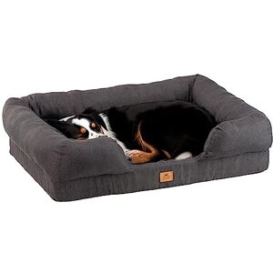 Ferplast Hundekissen Hundesofa Hundebette für Große Hunde Memoryschaum HundemattenOrthopädisches HundebettHundematratze Waschbar 93 x 73 x h 22,5 cm. Grau Ferplast Hundekissen Hundesofa Hundebette für Große Hunde Memoryschaum HundemattenOrthopädisches HundebettHundematratze Waschbar 93 x 73 x h 22,5 cm. Grau