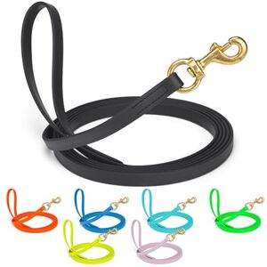 Viper Biothane Arbeits-Tracking-Leine Langleine für Hunde - Schwarz - 2 Farben - 5/8" x 33ft Viper Biothane Arbeits-Tracking-Leine Langleine für Hunde - Schwarz - 2 Farben - 5/8" x 33ft