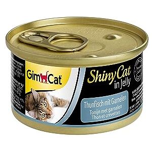GimCat ShinyCat in Jelly Thunfisch mit Garnelen Nassfutter mit Fisch und Taurin für Katzen 24 Dosen (24 x 70 g) GimCat ShinyCat in Jelly Thunfisch mit Garnelen Nassfutter mit Fisch und Taurin für Katzen 24 Dosen (24 x 70 g)