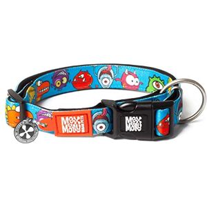 Max & Molly Urban Pets Max & Molly Gotcha! Hundehalsband Halsband Hund mit Smart ID, gepolstertes Neopren Halsband mit Design für sehr kleine Hunde, wasserdicht, bequem, verstellbar, Little Monsters, XS Max & Molly Urban Pets Max & Molly Gotcha! Hundehalsband Halsband Hund mit Smart ID, gepolstertes Neopren Halsband mit Design für sehr kleine Hunde, wasserdicht, bequem, verstellbar, Little Monsters, XS