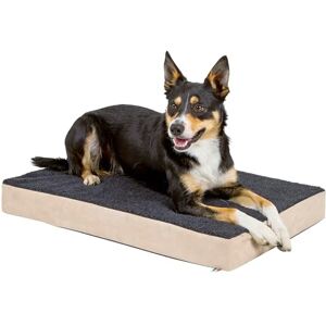 Kerbl Pet Matratze Memory-Foam, Hundekissen, Hundematratze, beige, anthrazit, 80x50x8cm, Polyester, Plüsch, orthopädisch, rutschfest, Bezug abnehmbar Kerbl Pet Matratze Memory-Foam, Hundekissen, Hundematratze, beige, anthrazit, 80x50x8cm, Polyester, Plüsch, orthopädisch, rutschfest, Bezug abnehmbar