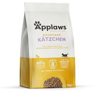 Applaws Kitten Trockenfutter mit Huhn, komplett und getreidefrei für junge Katzen im Alter von 1-14 Monaten (1 x 7.5 kg Packung) Applaws Kitten Trockenfutter mit Huhn, komplett und getreidefrei für junge Katzen im Alter von 1-14 Monaten (1 x 7.5 kg Packung)