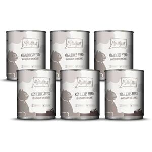 MjAMjAM Premium Nassfutter für Katzen köstliches Pferd an gedämpftem Kürbis, 6er Pack (6 x 800 g), getreidefrei mit extra viel Fleisch MjAMjAM Premium Nassfutter für Katzen köstliches Pferd an gedämpftem Kürbis, 6er Pack (6 x 800 g), getreidefrei mit extra viel Fleisch