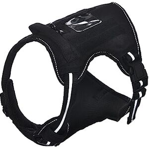 Basics YJ9802403-M Hundesele - Kein-Zug, Frontklammer, Schwarz, Mittel Basics YJ9802403-M Hundesele - Kein-Zug, Frontklammer, Schwarz, Mittel
