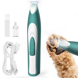 oneisall Pfotentrimmer für Hunde extra leise, Kabeloser Hundepfoten Trimmer mit LED-Licht, Wiederaufladbar Schermaschine Hund Hundeschermaschine für Pfoten, Augen, Ohren, Gesicht (Grün) oneisall Pfotentrimmer für Hunde extra leise, Kabeloser Hundepfoten Trimmer mit LED-Licht, Wiederaufladbar Schermaschine Hund Hundeschermaschine für Pfoten, Augen, Ohren, Gesicht (Grün)