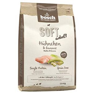 Bosch HPC SOFT Hühnchen & Banane halbfeuchtes Hundefutter für ausgewachsene Hunde aller Rassen Single Protein grain-free 1 x 2.5 kg Bosch HPC SOFT Hühnchen & Banane halbfeuchtes Hundefutter für ausgewachsene Hunde aller Rassen Single Protein grain-free 1 x 2.5 kg