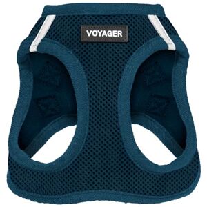Voyager Step-In Air Hundegeschirr - Allwetter Mesh, Reflektierend, Kein Ziehen - Blau, XXXS Voyager Step-In Air Hundegeschirr - Allwetter Mesh, Reflektierend, Kein Ziehen - Blau, XXXS