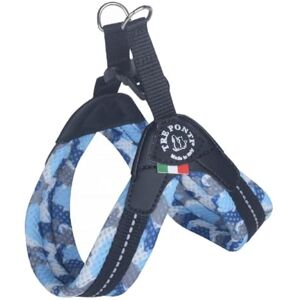Tre Ponti Geschirr Easy Fit Netz Camouflage Blau - Hundegeschirr Tre Ponti Geschirr Easy Fit Netz Camouflage Blau - Hundegeschirr