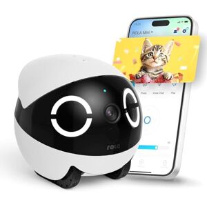 what the pet Enabot ROLA Mini Funny Pet Companion Robot, 2K Haustierkamera, Fahrbare Heimtierkamera mit One-Touch-Anruf & 2-Wege-Audio, Katzen Kamera mit IR-Nachtsicht & 5000 mAh Akku what the pet Enabot ROLA Mini Funny Pet Companion Robot, 2K Haustierkamera, Fahrbare Heimtierkamera mit One-Touch-Anruf & 2-Wege-Audio, Katzen Kamera mit IR-Nachtsicht & 5000 mAh Akku