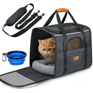 morpilot Katzentransportbox für große Katzen und Welpen bis 7kg, Katzenbox Hundetasche mit Sicherheit Reißverschlüsse Faltbare Schale, Transportbox Katze Hunde für Der Gang zum Tierarzt Auto Fugzeug morpilot Katzentransportbox für große Katzen und Welpen bis 7kg, Katzenbox Hundetasche mit Sicherheit Reißverschlüsse Faltbare Schale, Transportbox Katze Hunde für Der Gang zum Tierarzt Auto Fugzeug