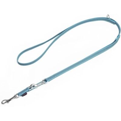Mystique ® Gummierte Umhängeleine Leine 20mm Standard Karabiner hellblau 2m Mystique ® Gummierte Umhängeleine Leine 20mm Standard Karabiner hellblau 2m
