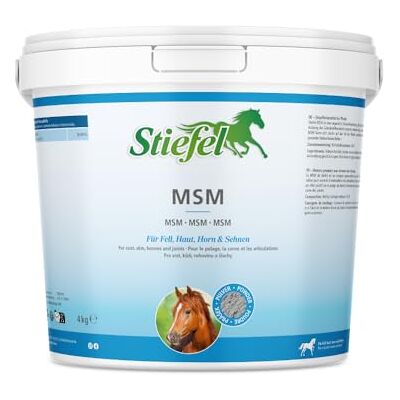 Stiefel MSM für Pferde, 100% naturbelassenes MSM, zur Unterstützung des Gelennkstoffwechsels, positiver Effekt auf Haut, Fell, Huf, Hufwachstum, 4kg Stiefel MSM für Pferde, 100% naturbelassenes MSM, zur Unterstützung des Gelennkstoffwechsels, positiver Effekt auf Haut, Fell, Huf, Hufwachstum, 4kg