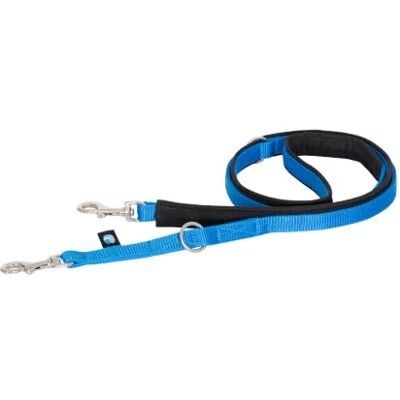 anny-x Anny·X Führleine Bolt Fun Schwarz-Blau gepolsterte Hundeleine, verstellbare Leine mit Bolzenkarabiner Größe Middle 1,75 m x 2,0 cm anny-x Anny·X Führleine Bolt Fun Schwarz-Blau gepolsterte Hundeleine, verstellbare Leine mit Bolzenkarabiner Größe Middle 1,75 m x 2,0 cm