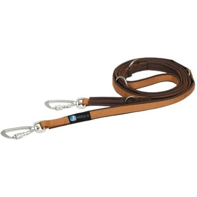 anny-x Anny·X Führleine Safety Fun Braun-Bernstein 4 Fach verstellbare Hundeleine gepolstert Länge 3 m anny-x Anny·X Führleine Safety Fun Braun-Bernstein 4 Fach verstellbare Hundeleine gepolstert Länge 3 m