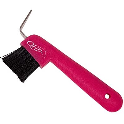 QHP Hufkratzer Color mit Bürste (Fuchsia) QHP Hufkratzer Color mit Bürste (Fuchsia)