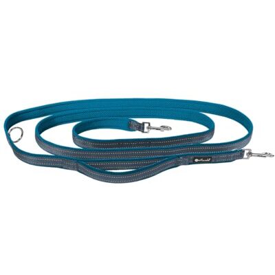 Petlando Hundeleine Outdoor mit Sicherheitsgriff, Petrol, 300x1,5cm Für kleine Hunde, 3-fach verstellbare Führleine, reflektierend, weiche Mesh-Polsterung, starke Karabiner, Umhängeleine Petlando Hundeleine Outdoor mit Sicherheitsgriff, Petrol, 300x1,5cm Für kleine Hunde, 3-fach verstellbare Führleine, reflektierend, weiche Mesh-Polsterung, starke Karabiner, Umhängeleine