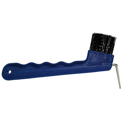 HKM 6301 Kunststoff Hufräumer Huf Pick mit Bürste, M HKM 6301 Kunststoff Hufräumer Huf Pick mit Bürste, M