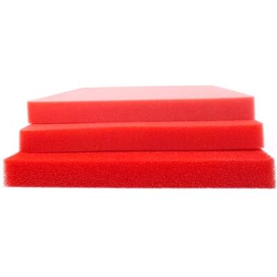 Pondlife Filterschaum Filtermatte rot 50x50x2 cm Filtermedium für Teichfilter Größe PPI30 (fein) Pondlife Filterschaum Filtermatte rot 50x50x2 cm Filtermedium für Teichfilter Größe PPI30 (fein)