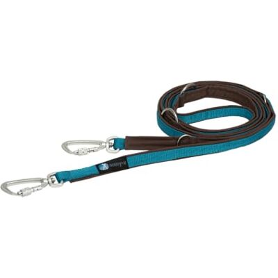 anny-x Anny·X Führleine Safety Fun Braun-Petrol 4 Fach verstellbare Hundeleine gepolstert Länge 3 m anny-x Anny·X Führleine Safety Fun Braun-Petrol 4 Fach verstellbare Hundeleine gepolstert Länge 3 m