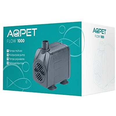AQPET Flow 1000 Wasserpumpe - Aquarium, Terrarium - 1000 L/h AQPET Flow 1000 Wasserpumpe - Aquarium, Terrarium - 1000 L/h