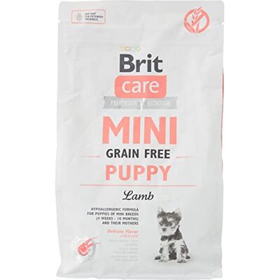 Brit Care Mini Grain Free Puppy Lamb - Trockenfutter für Welpen - 2 kg Brit Care Mini Grain Free Puppy Lamb - Trockenfutter für Welpen - 2 kg