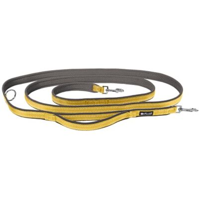 Petlando Hundeleine Outdoor mit Sicherheitsgriff, Gelb, 300x1,5cm Für kleine Hunde, 3-fach verstellbare Führleine, reflektierend, weiche Mesh-Polsterung, starke Karabiner, Umhängeleine Petlando Hundeleine Outdoor mit Sicherheitsgriff, Gelb, 300x1,5cm Für kleine Hunde, 3-fach verstellbare Führleine, reflektierend, weiche Mesh-Polsterung, starke Karabiner, Umhängeleine