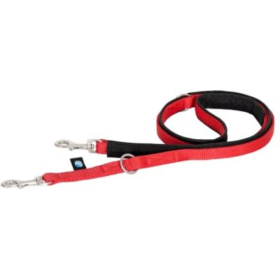 anny-x Anny·X Führleine Bolt Fun Schwarz-Rot gepolsterte Hundeleine, verstellbare Leine mit Bolzenkarabiner Größe Middle 1,75 m x 2,0 cm anny-x Anny·X Führleine Bolt Fun Schwarz-Rot gepolsterte Hundeleine, verstellbare Leine mit Bolzenkarabiner Größe Middle 1,75 m x 2,0 cm