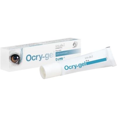 TVM Ocryl-Gel 10 g Augenpflege für Hunde, Katzen, Pferde und Exoten Kann zur Stabilisierung der wässrigen Schicht des Tränenfilms beitragen Ideal bei trockenen Augen TVM Ocryl-Gel 10 g Augenpflege für Hunde, Katzen, Pferde und Exoten Kann zur Stabilisierung der wässrigen Schicht des Tränenfilms beitragen Ideal bei trockenen Augen
